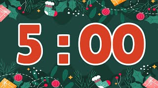 5 Minute Christmas Timer (Countdown Clock With Festive Ending Music)