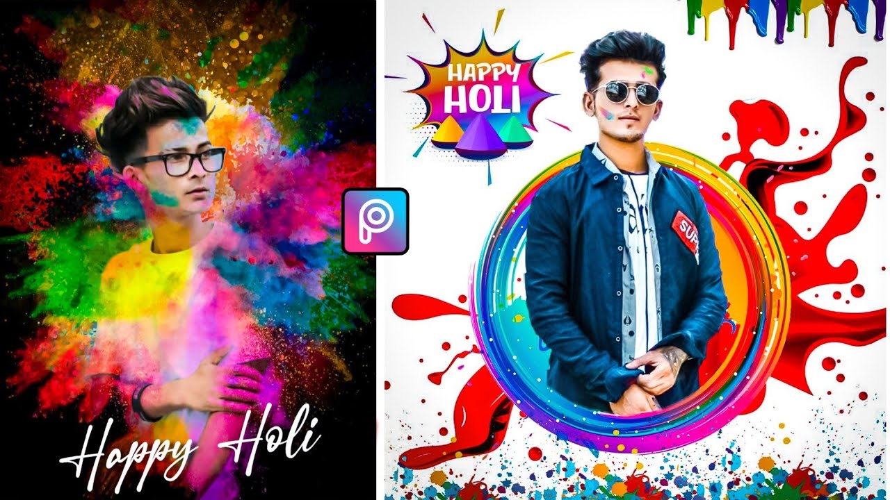 Holi Photo Editing Holi Photo Editing PicsArt Holi Editing Tutorial