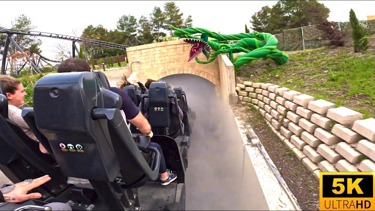 Batman Gotham City Escape POV 5K Back Row SPAIN’S NEWEST RIDE! Parque Warner Madrid