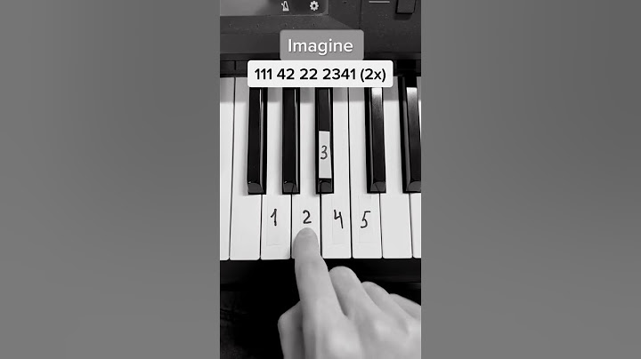Imagine - John Lennon - simple piano tutorial