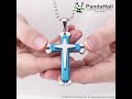 Cross Alloy Pendant Necklaces #cross #crossjewelry #crossover #pendantnecklace #necklacedesigns