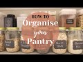 Pantry Makeover | How to organise your pantry | Home Organisation → free printable PDF