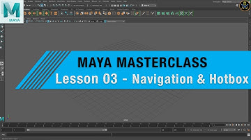 MAYA MASTERCLASS 03 - NAVIGATION & HOTBOX  ( BEGINNER TUTORIAL )