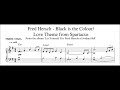 Fred Hersch - Black is the Colour/Love Theme from Spartacus - Piano Transcription