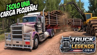 PROBANDO la KENWORTH W900 con +40 TONELADAS de Troncos en Truck Simulator Legends USA