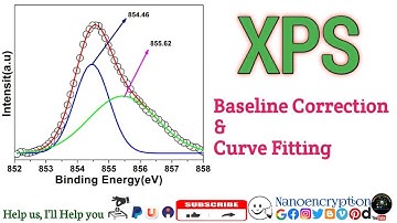 How to do XPS Baseline Correction and Curve Fitting using Origin Software