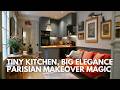 Tiny Parisian Kitchen Makeover | Elegant Small Space Transformation