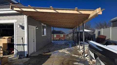 DIY Lean-To Build: Expanding My Garage Workspace