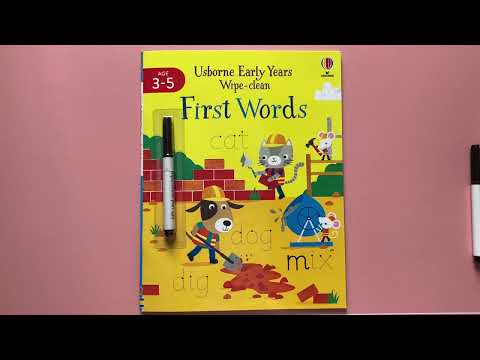 Usborne Early Years Wipe-clean First Words