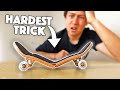 The hardest fingerboard trick