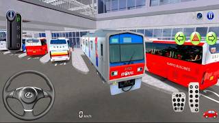New Subway Train in Bus Terminal Gameplay - 3D Driving class 2026 Update - Android Car Games screenshot 2