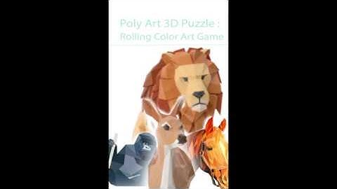 Poly Art 3D Puzzle : Rolling Color Art Game