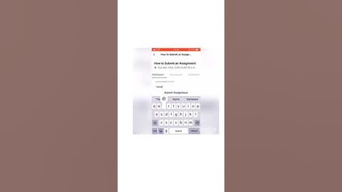 Edmodo - Submitting An Assignment