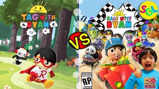 Tag with Ryan VS Race with Ryan Gameplay | Red Titan vs Dark Titan (Combo Panda) Racing Game SGL