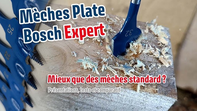 mèche bois plate longue SelfCut Speed Bosch 6mm 8mm 20mm 40mm