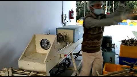 Bamboo Hydraulic Splitter Machine