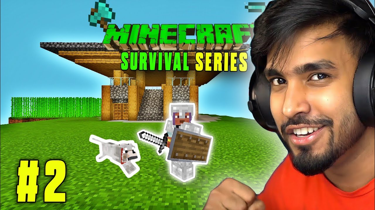 My New House Minecraft House || Survival Series || #2 #minecraft - YouTube