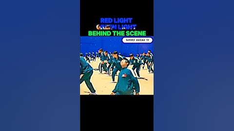How red light green light was filmed 💀 #squidgame2 #shorts
