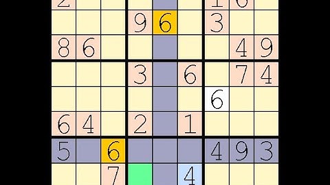 How to Solve Washington Times Sudoku Difficult  September 11, 2023
