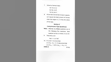 bca 1st semester question paper mathematics #ccsu #paper2022  #ccsuniversity