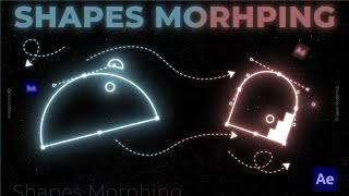 Shapes Morphing in after effects - Full Tutorial | 2D motiongraphics