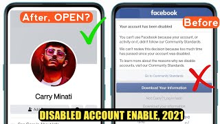 How to enable disabled facebook account | go to community standards | fb account disabled solution