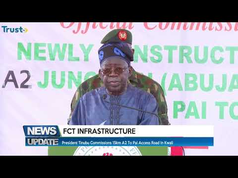 President Tinubu Commissions 15km A2 To Pai Access Road In Kwali