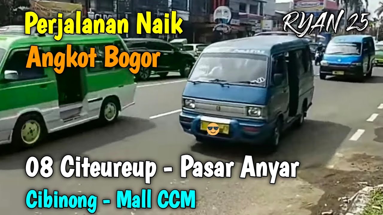 Trip Angkot Bogor 08 Pasar Anyar - Citeureup (Cibinong - Air Mancur - Jambu Dua - Ciluar - CCM)