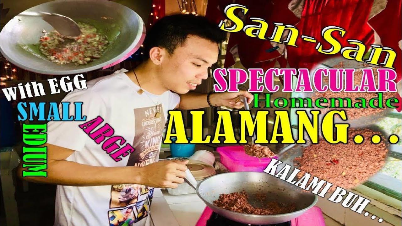 How to cook ALAMANG with EGG - YouTube