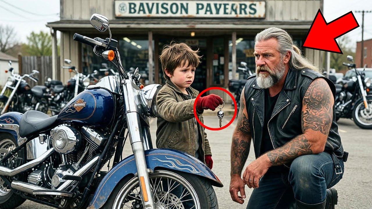 Little Boy Sold Father's Harley for Mom's Medicine Hours Later, 200 Hells Angels Roared the Street