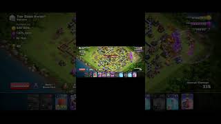 TH16 vs TH17 😱 Dragon OP Attack!💯 #clashofclans #coc  #cocattack #th17 #th16 #shorts #gaming