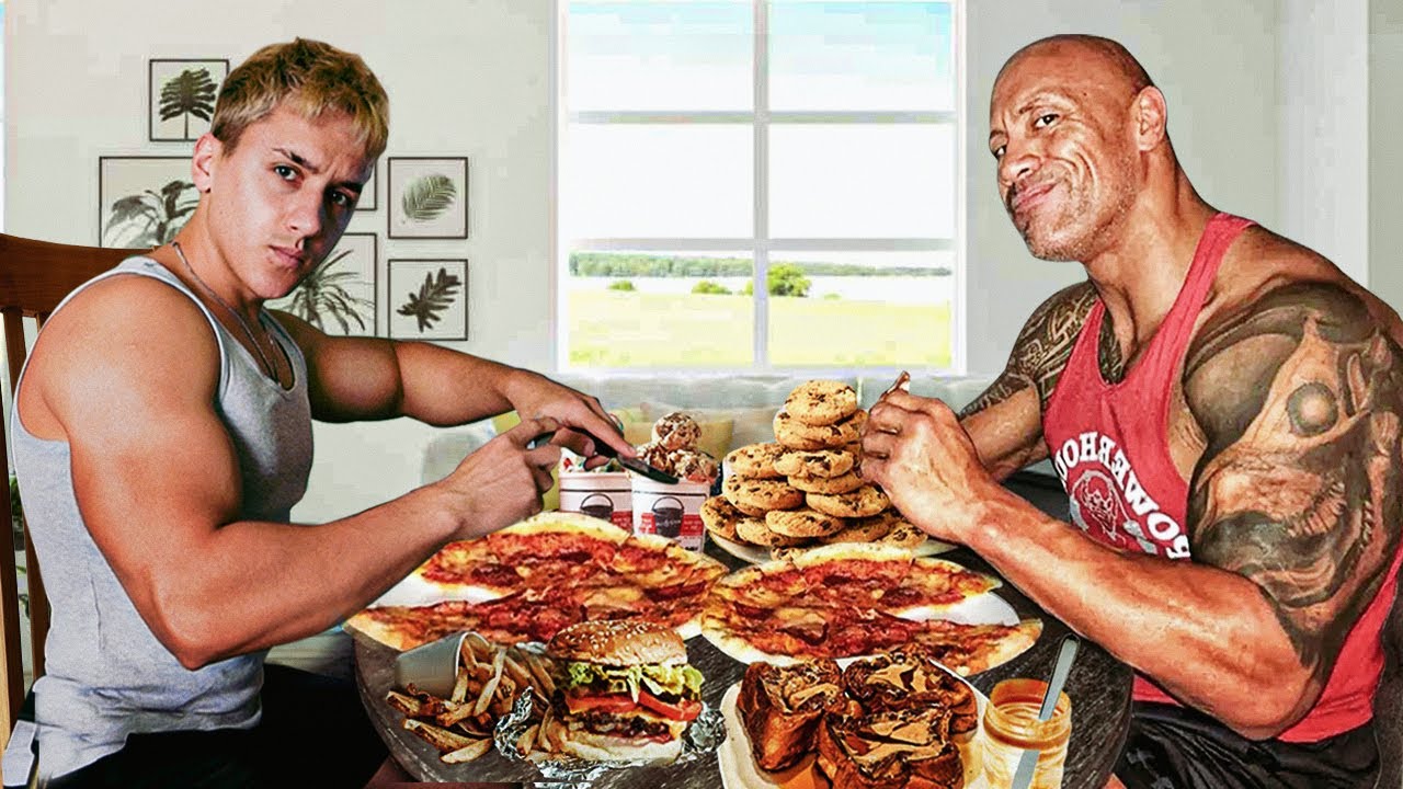 Probao sam CHEAT MEAL obroke 'The Rocka' na 24h! Koliko sam se ugojio?