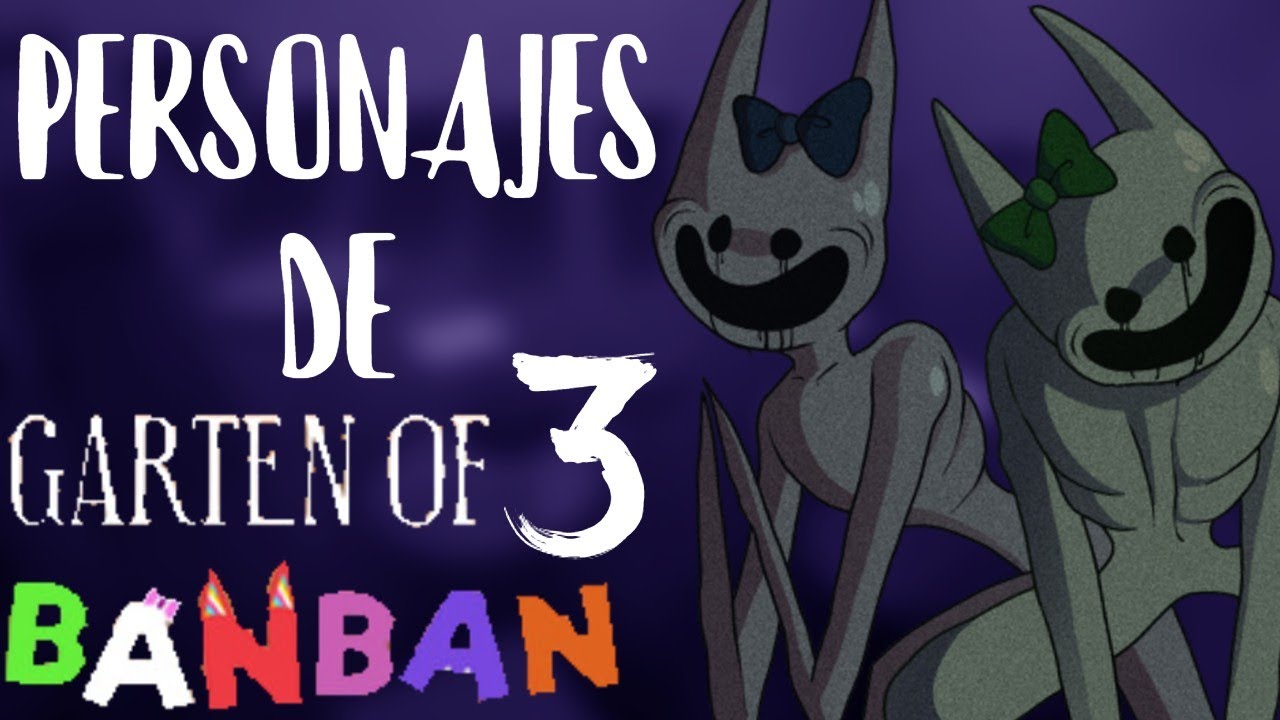 PERSONAJES QUE SALDRAN EN GARTEN OF BANBAN 3!!!