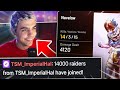 TSM ImperialHal Raided Me With 14,000 Viewers And I Got A 4K Damage Badge! (Apex Legends Season 9)