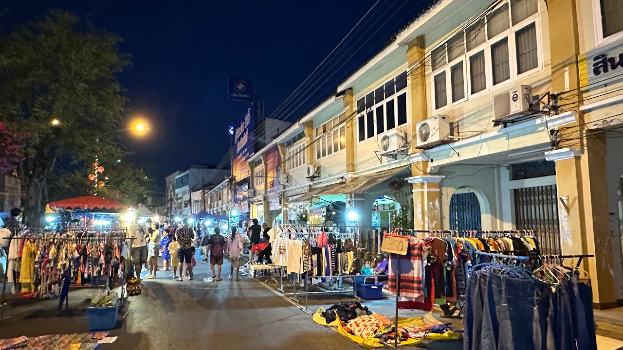 サトゥーン県サタデーナイトマーケットถนนคนเดินวันเสาร์ Satun Saturday Walking Street