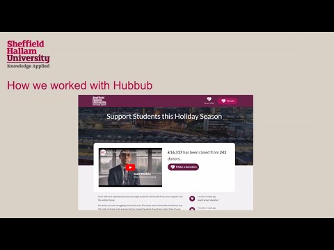 Sheffield Hallam's 2023 Winter Appeal