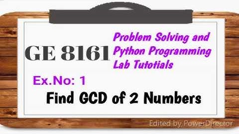 GE 8161 PSPP Lab Tutorial  #1 { For Clear video change the video quality to 420p }
