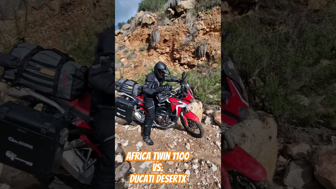 Who did better? 😂 Honda Africa Twin 1100 or Ducati DesertX or none of them? Voice your opinion 😇