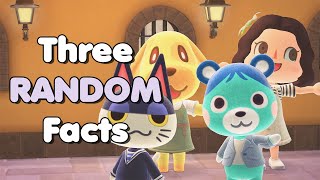 Three RANDOM facts about villagers