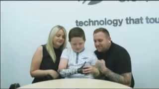 9 year old boy gets i-limb quantum hand