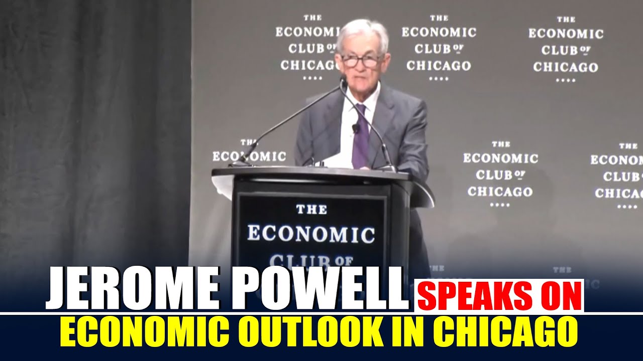 LIVE: FED Chair Jerome Powell speaks at Economic Club of Chicago | USA ...