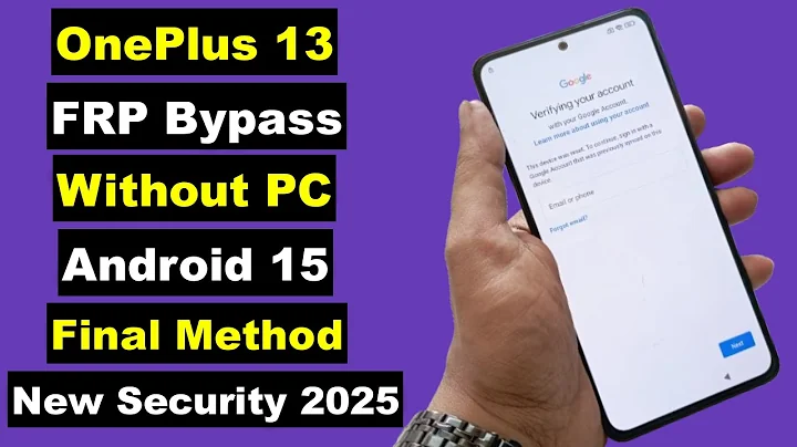 OnePlus 13 FRP Bypass Android 15 Without PC | OnePlus 13 FRP Unlock/Google Account Unlock Android 15