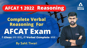 AFCAT 1 2022 | AFCAT Reasoning | Complete Verbal Reasoning For AFCAT Exam