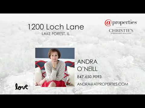 1200 Loch Lane, Lake Forest, IL home video tour