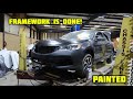 Rebuilding A Wrecked 2016 Honda Accord Part 2 "Framework''