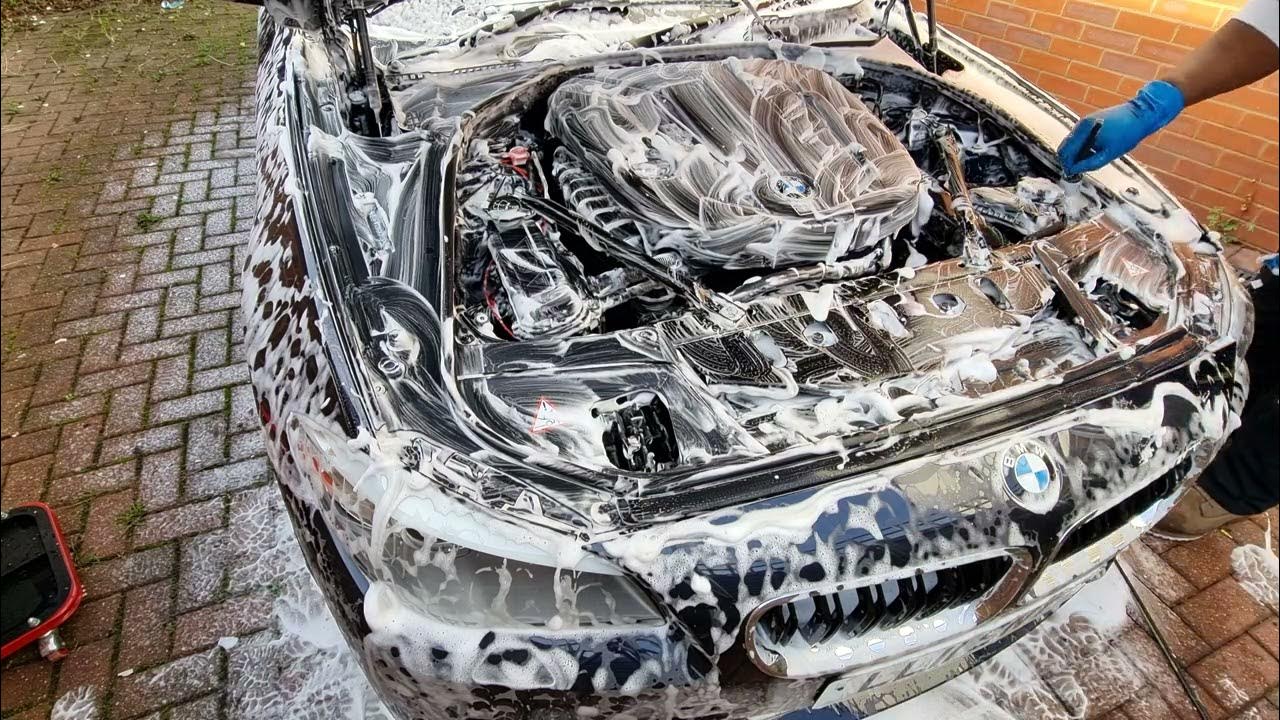 Foam therapy [Extended engine bay cleaning] 🧼🧼🫧🫧 YouTube