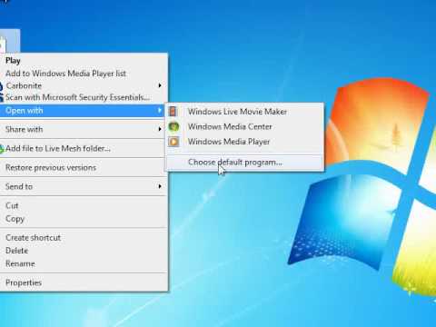 set default program windows 7  Update New  Set Default Programs in Windows 7