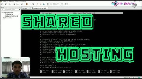 Instalasi ,Konfigurasi dan Pengujian Shared Hosting| Debian 9| VMware [INDONESIA] #11