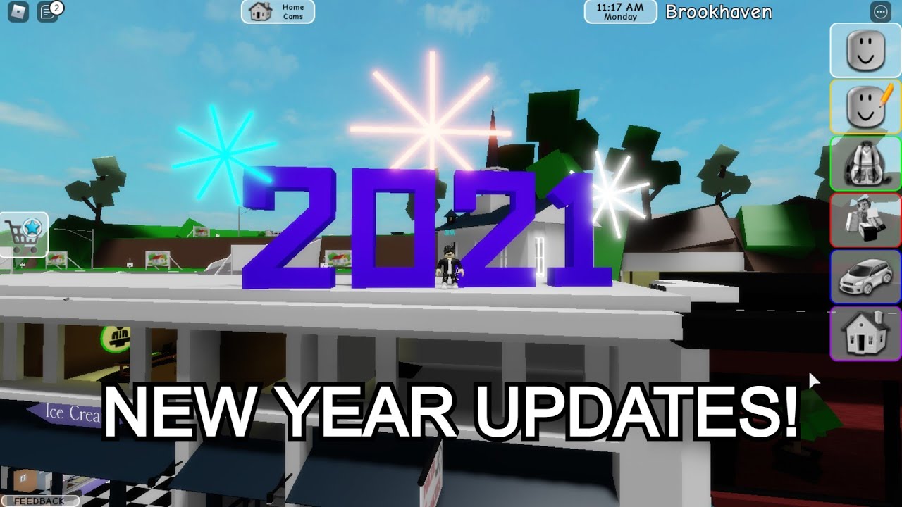BROOKHAVEN All updates in BrookHaven 2021 (New Year Updates) YouTube