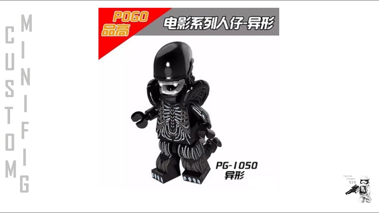 Pogo lego bootleg aliens xenomorph set pg 1050 review youtube